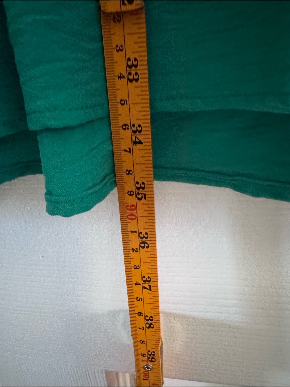 Entro XL Emerald Green Babydoll Tunic Top V-Neck Short Sleeve Boho Summer Top - Picture 7 of 12
